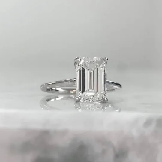 1 Carat Emerald Cut Diamond - H VS1 - 1.01ct - 166951