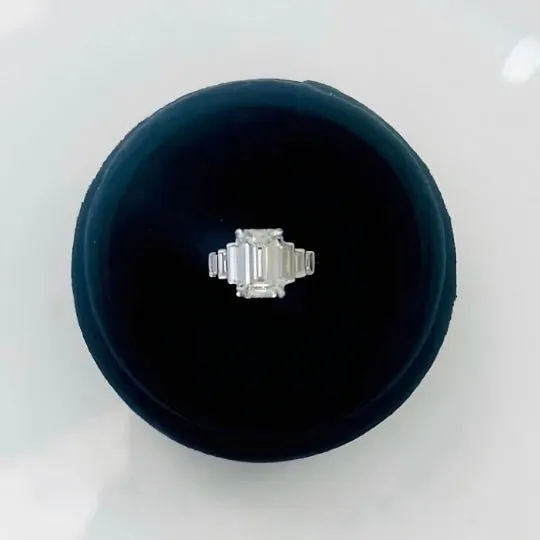 1 Carat Emerald Cut Diamond - H VS1 - 1.01ct - 166951