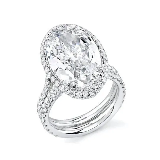 1 Carat Oval Cut Diamond - F SI2 - 1.01ct - 211176