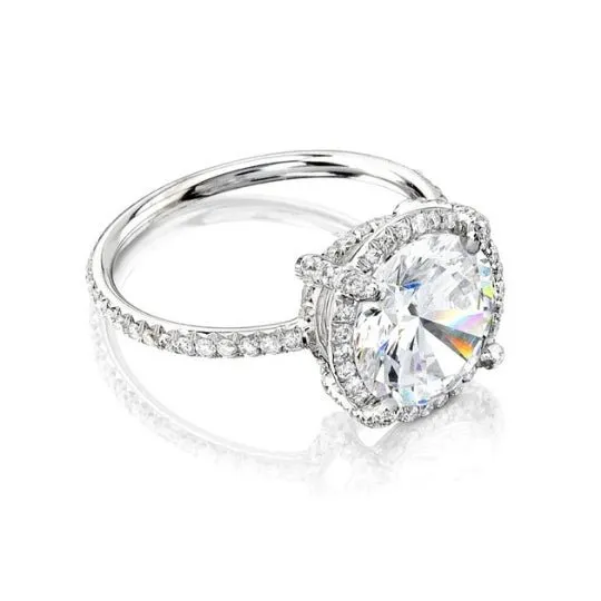 1 Carat Round Cut Diamond - H VS2 - 0.93ct - 69776