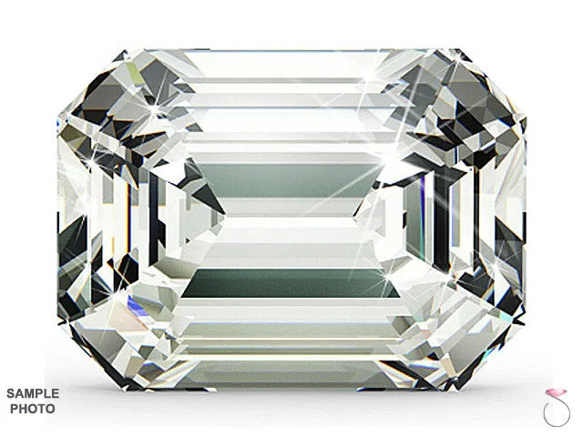 1.05 carat I VVS2 Emerald cut Diamond GIA Certified