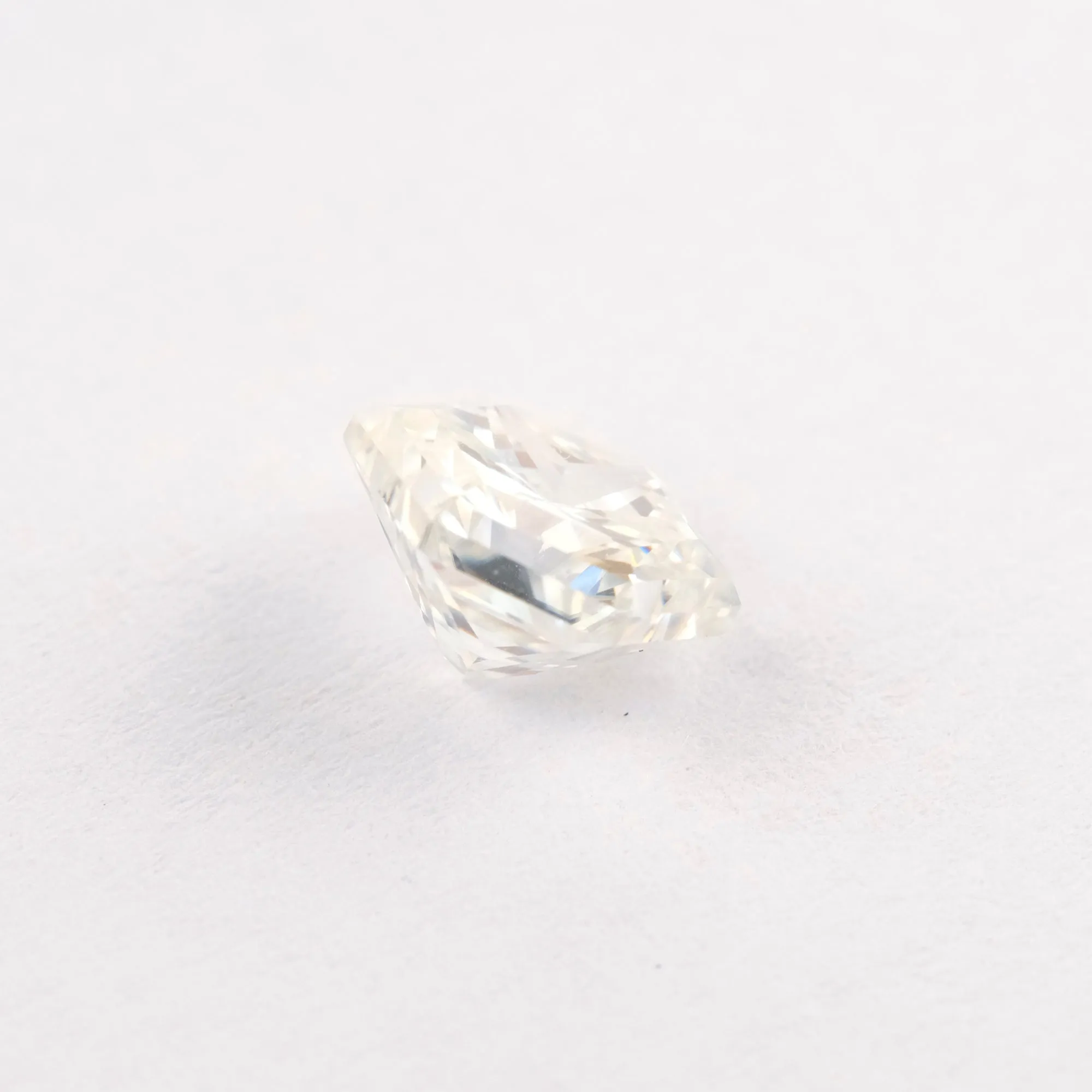 1.38 Carat White Hexagon Moissanite