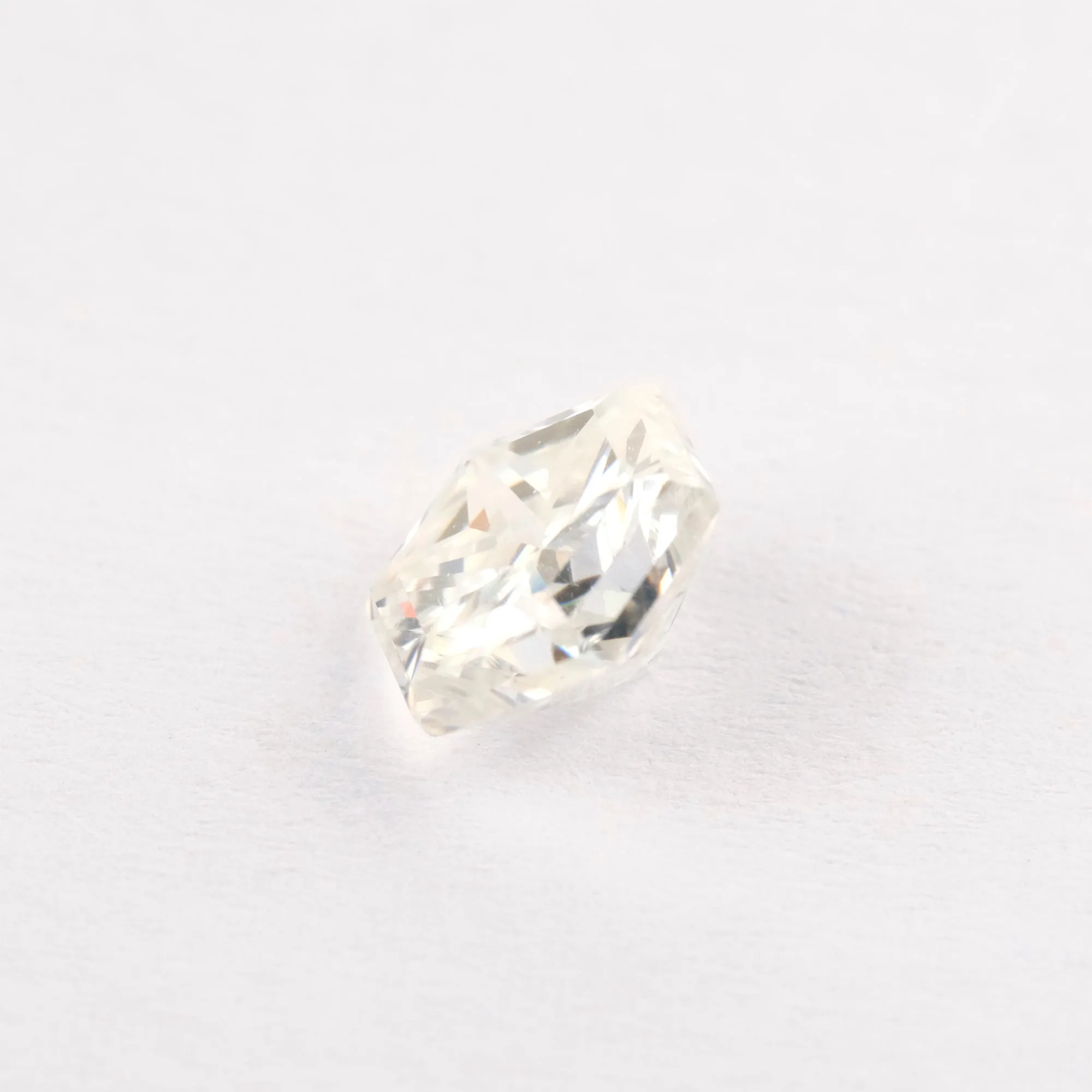 1.38 Carat White Hexagon Moissanite