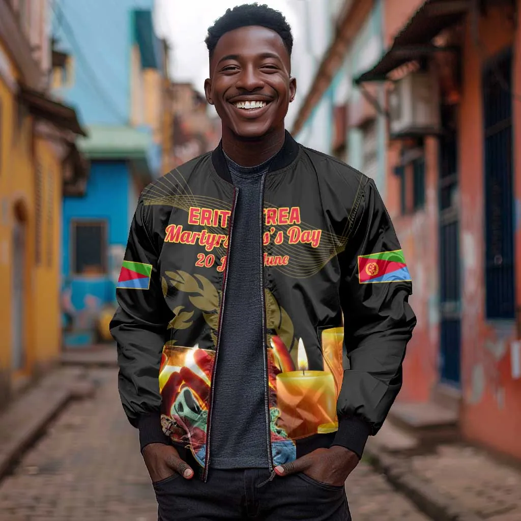 20 June Eritrea Martyrs Day Bomber Jacket Glory To Our Martyrs LT14