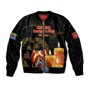 20 June Eritrea Martyrs Day Bomber Jacket Glory To Our Martyrs LT14