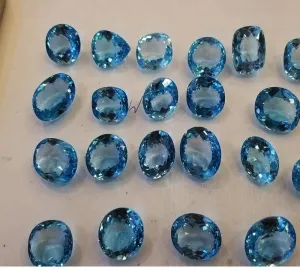 500 Carats Blue Topaz Stones | Loose Gems Wholesale