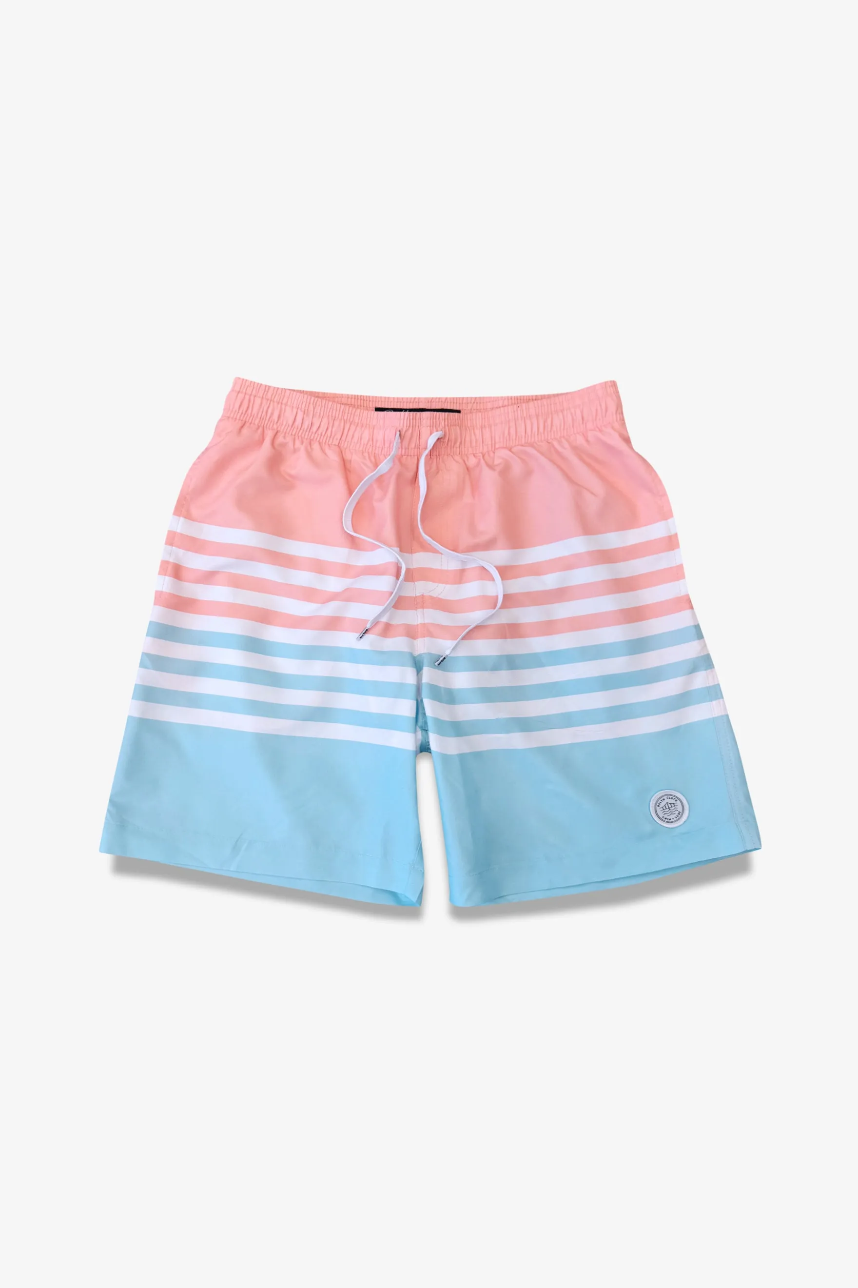 7"  Multi Stripe Swim Short