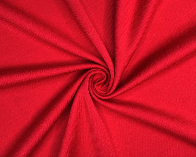 95CM RED REMNANT PONTE ROMA JERSEY FABRIC SALE