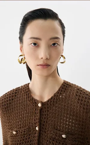 Accessories / JNBY Heritage-Inspired Bold Twist Earrings