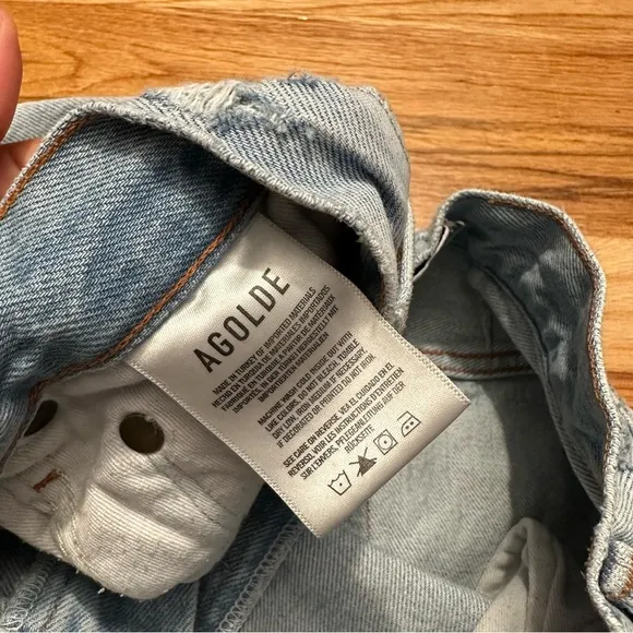 AGOLDE Denim Shorts Size 25
