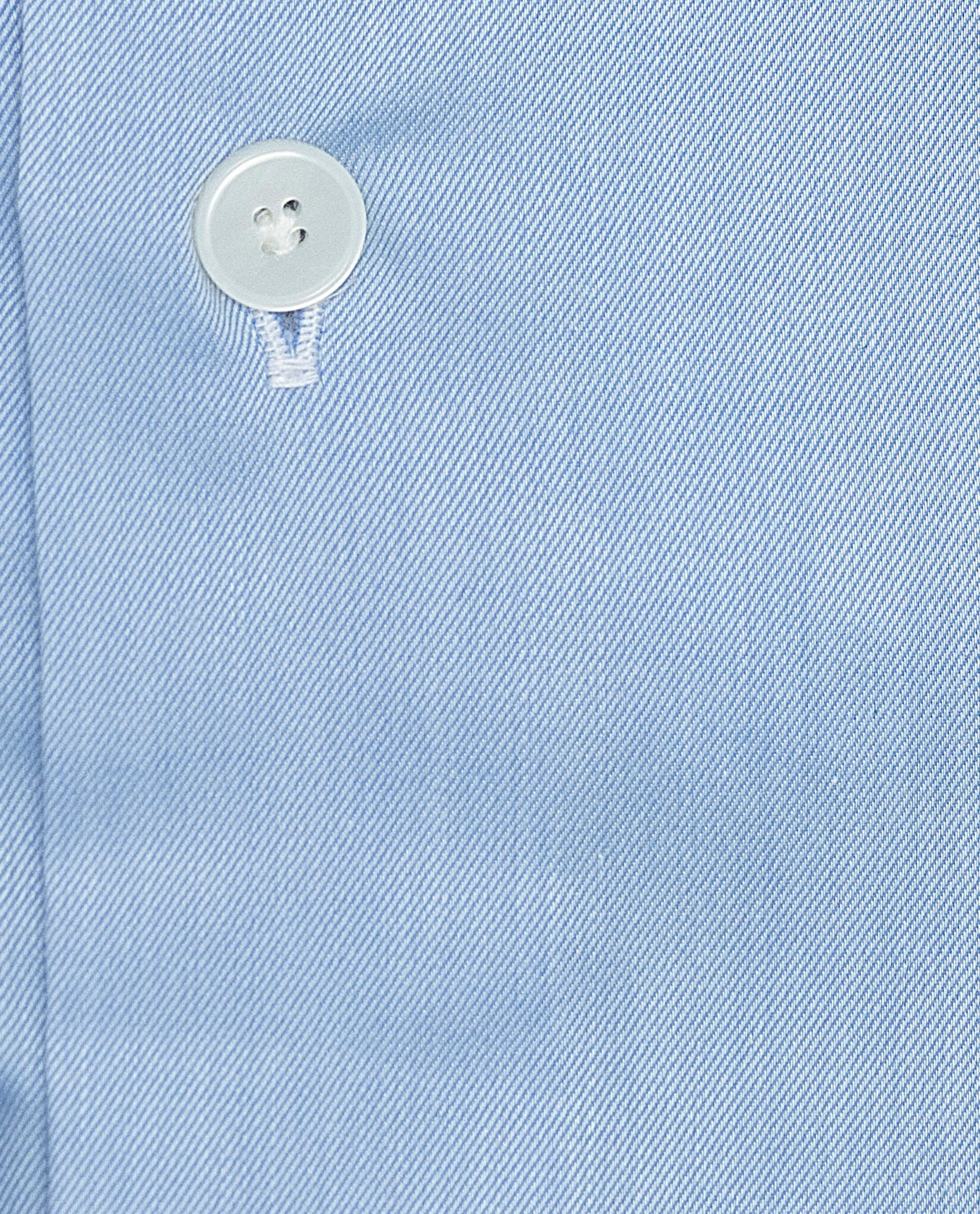 Albini Mid Blue Fine Twill 365 Easy Care Fine Cotton