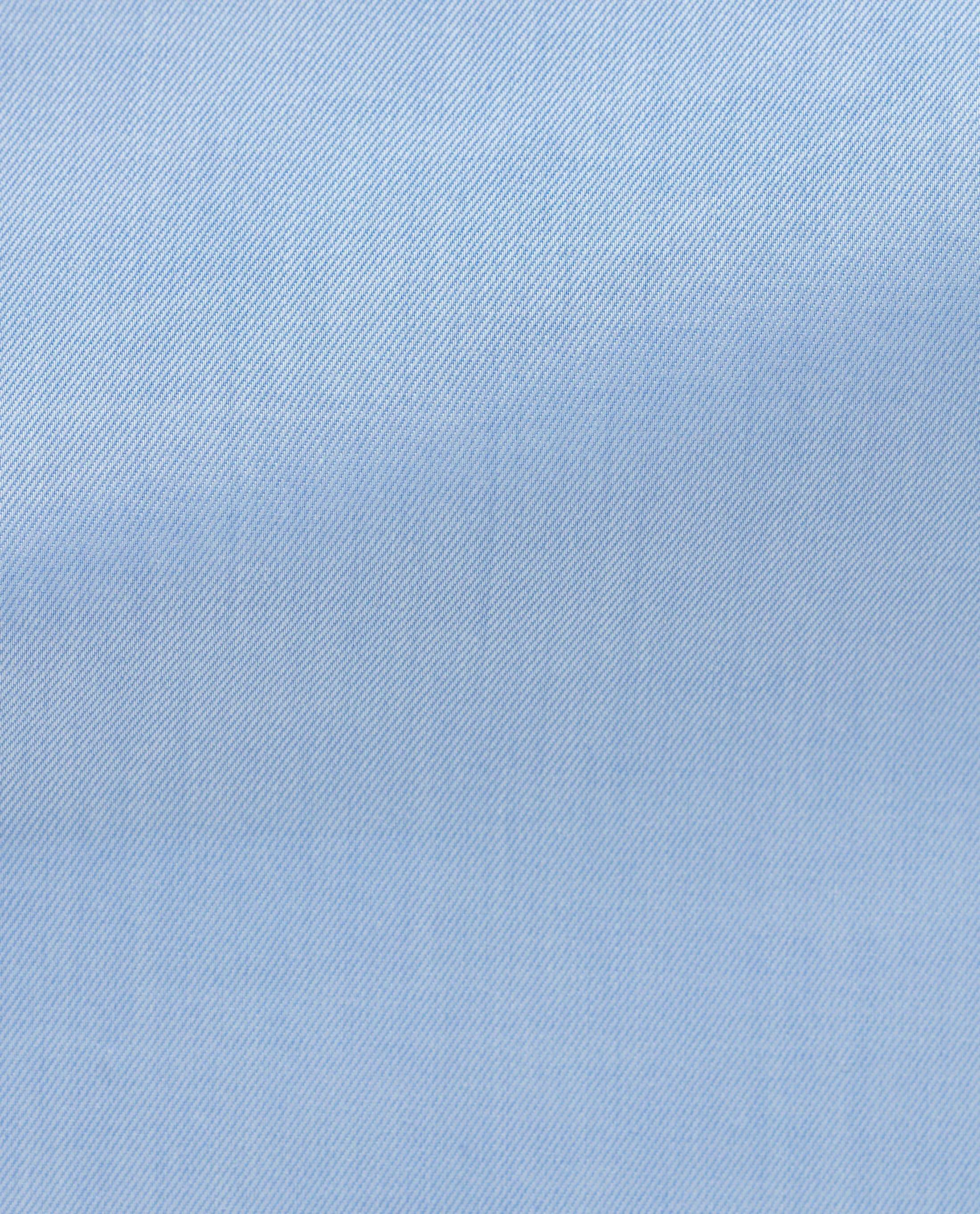 Albini Mid Blue Fine Twill 365 Easy Care Fine Cotton