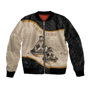 Algeria Tajine Dish Personalized Bomber Jacket with African Tribal Pattern LT9