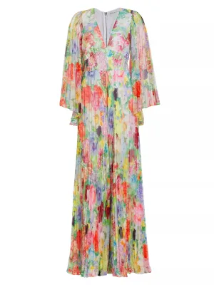 Alice   Olivia
Bennet Floral Pleated Jumpsuit