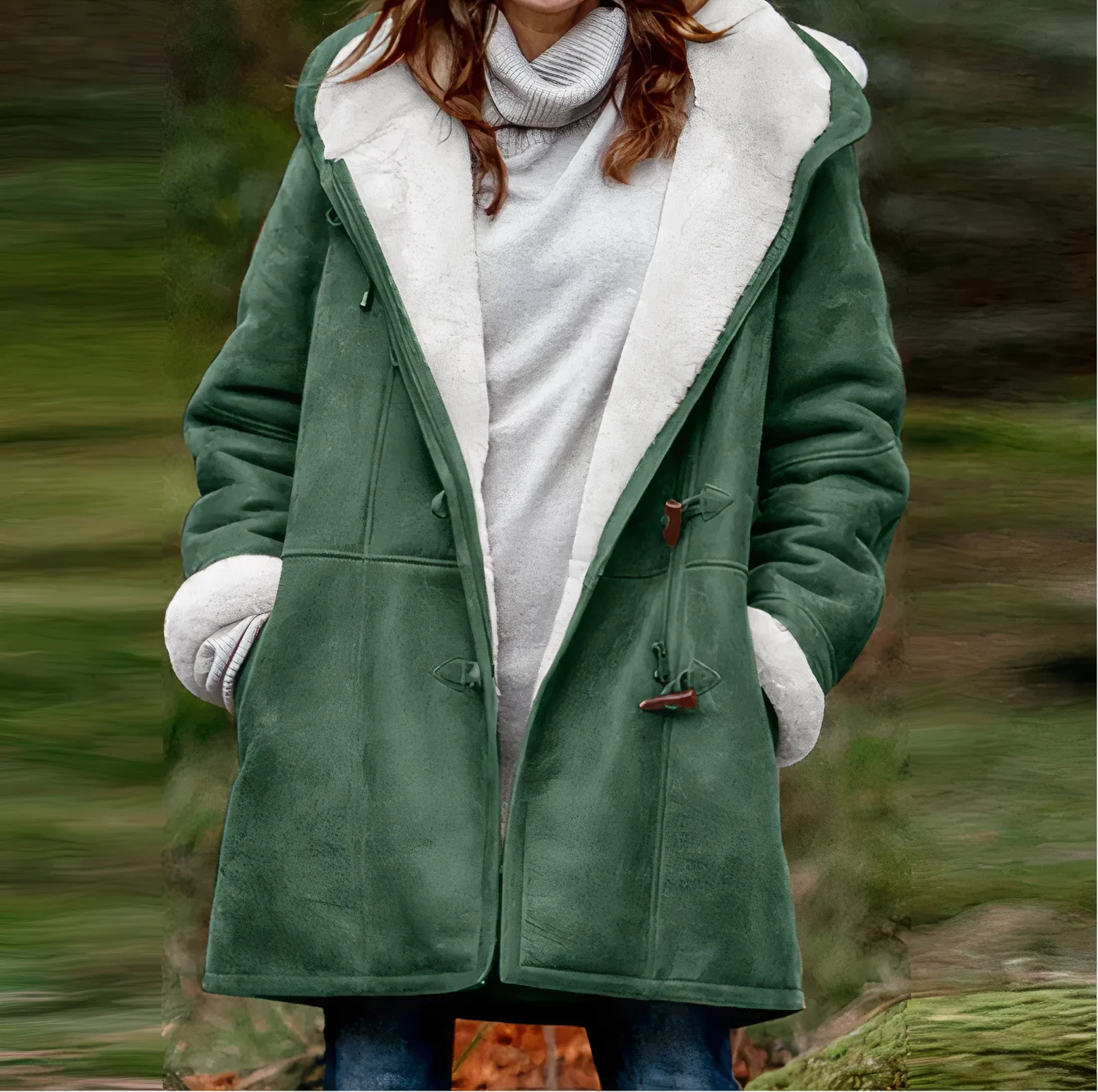 Amara - Wintervelours Mantel