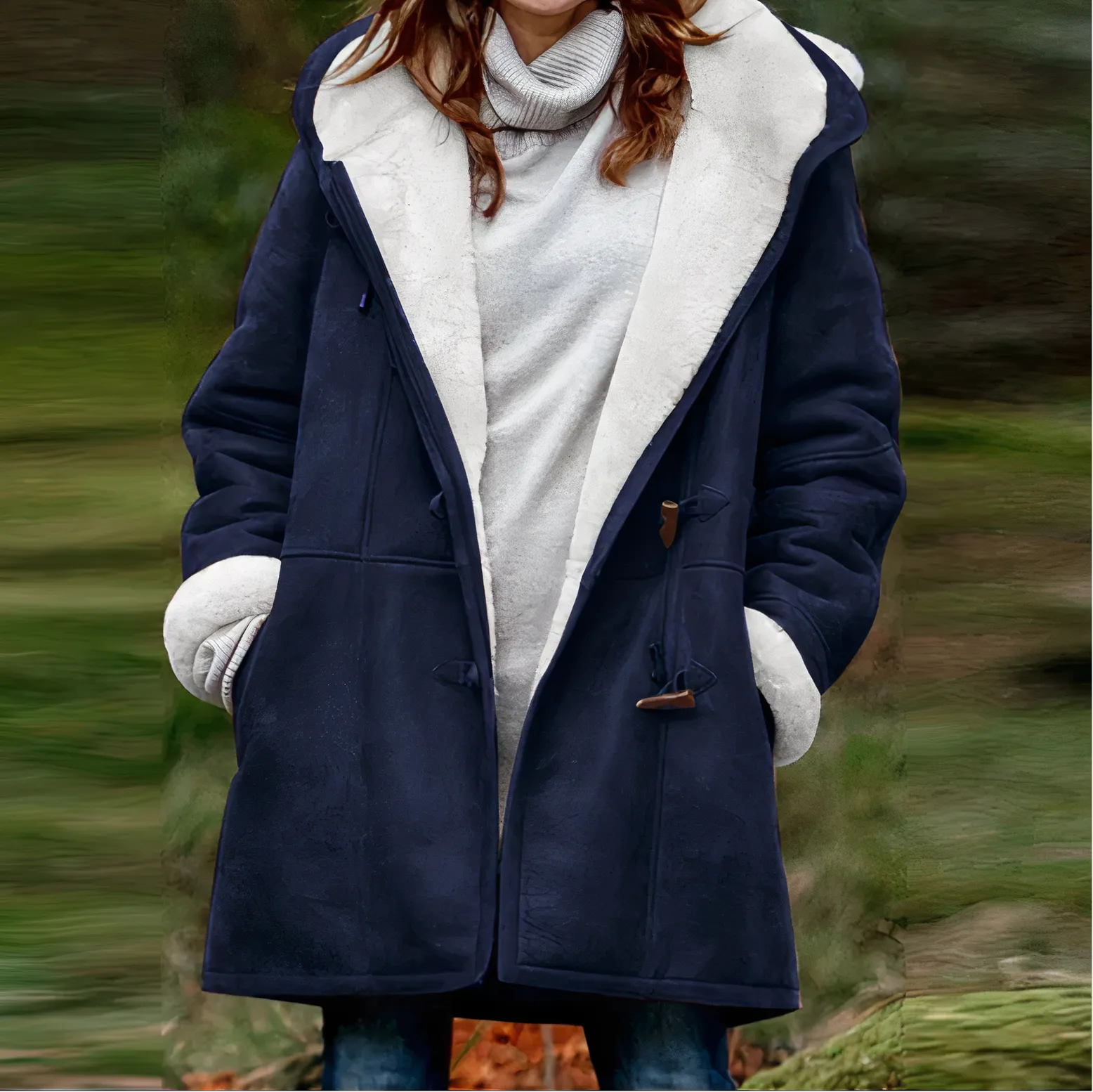 Amara - Wintervelours Mantel