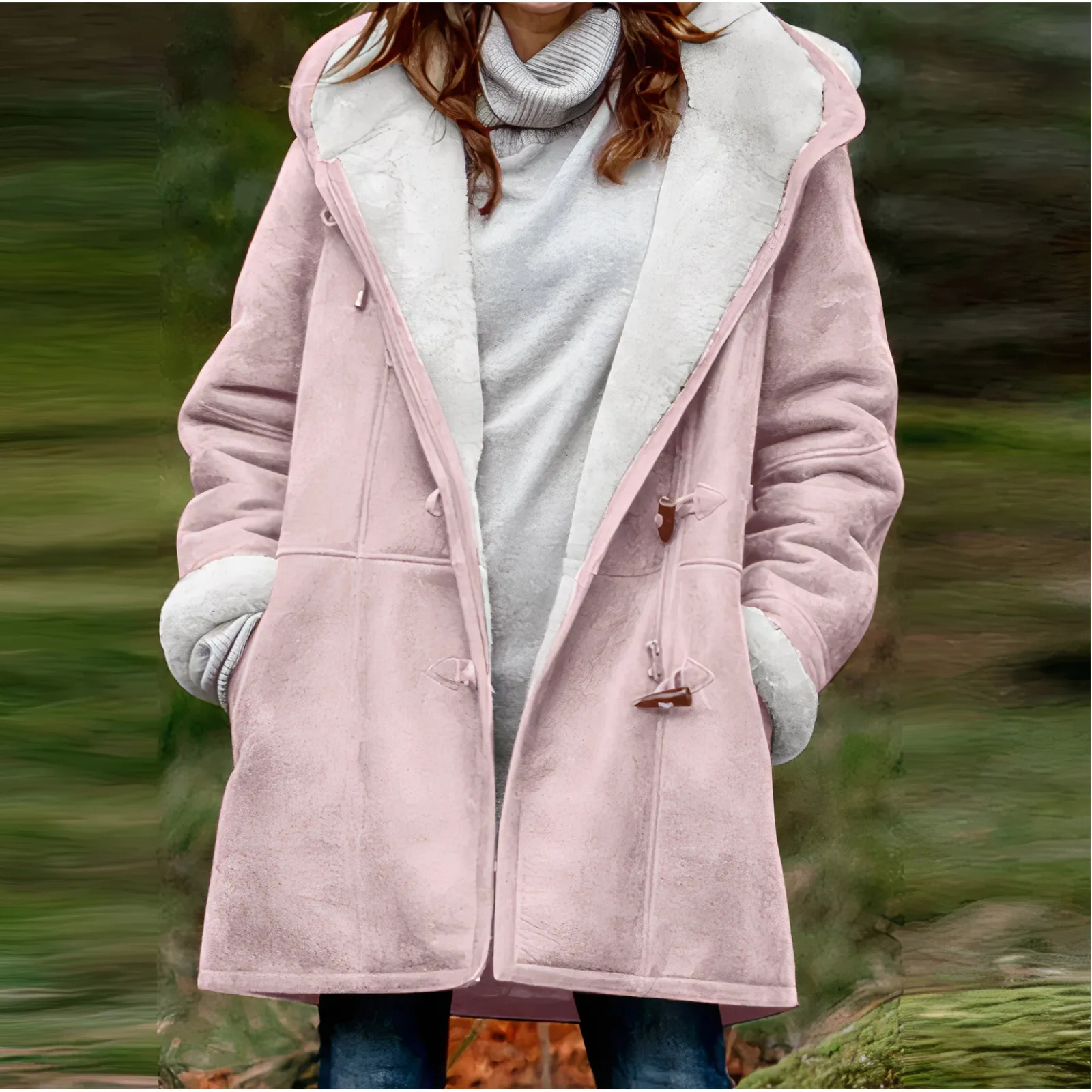 Amara - Wintervelours Mantel