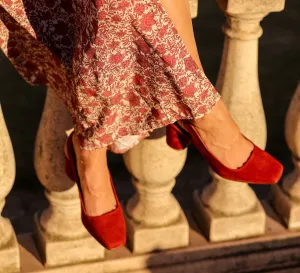 Amelie High heel Suede Slingback