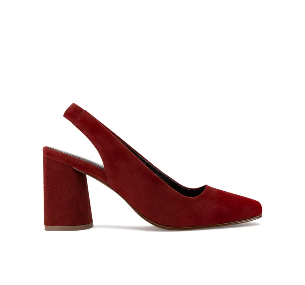 Amelie High heel Suede Slingback