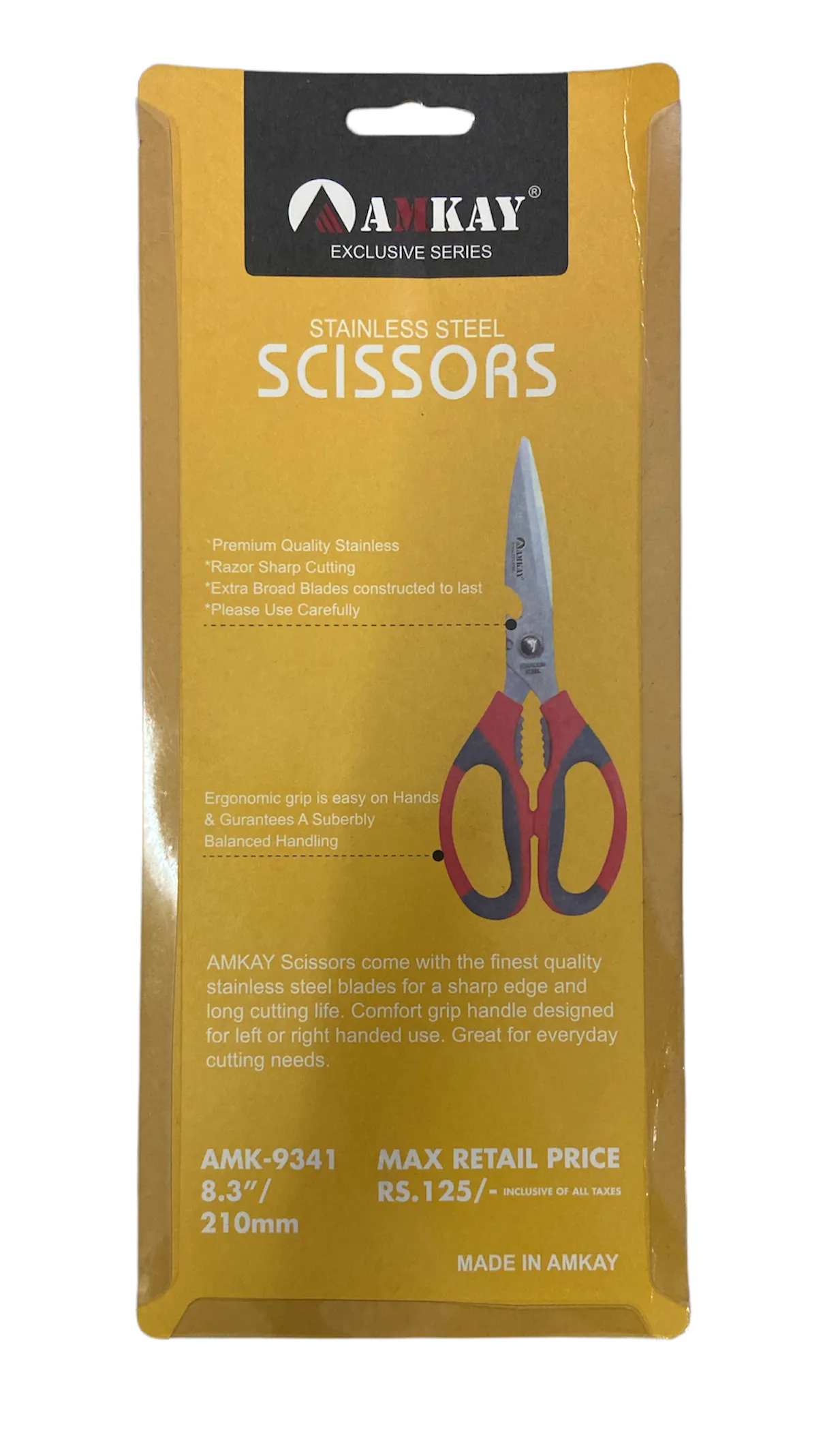 Amkay Scissor 9341, 8.3 Inch
