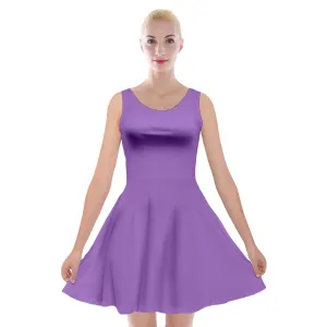 Angel's Velvet Skater Dress
