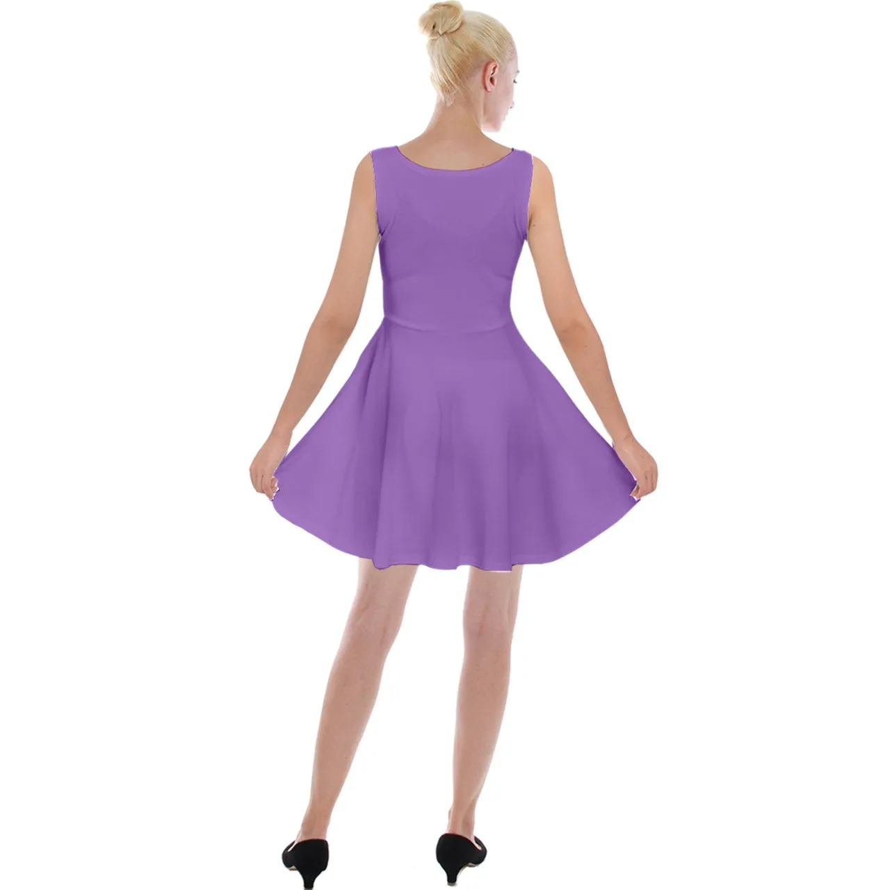 Angel's Velvet Skater Dress