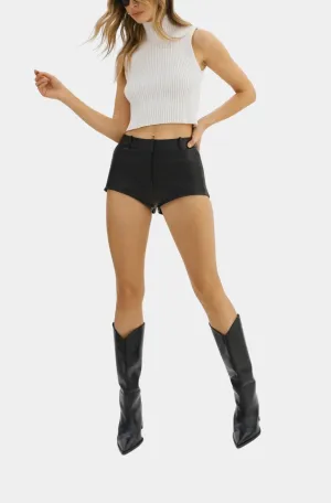 Annaise Leather Hot Shorts