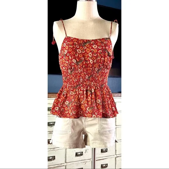 Anthropologie Pilcro Ultra High Rise Denim Shorts Stone NWT New 32