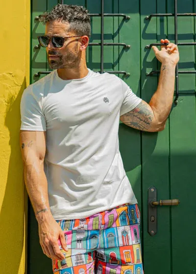 Arrecife Old San Juan Doors Swim Short- Multi