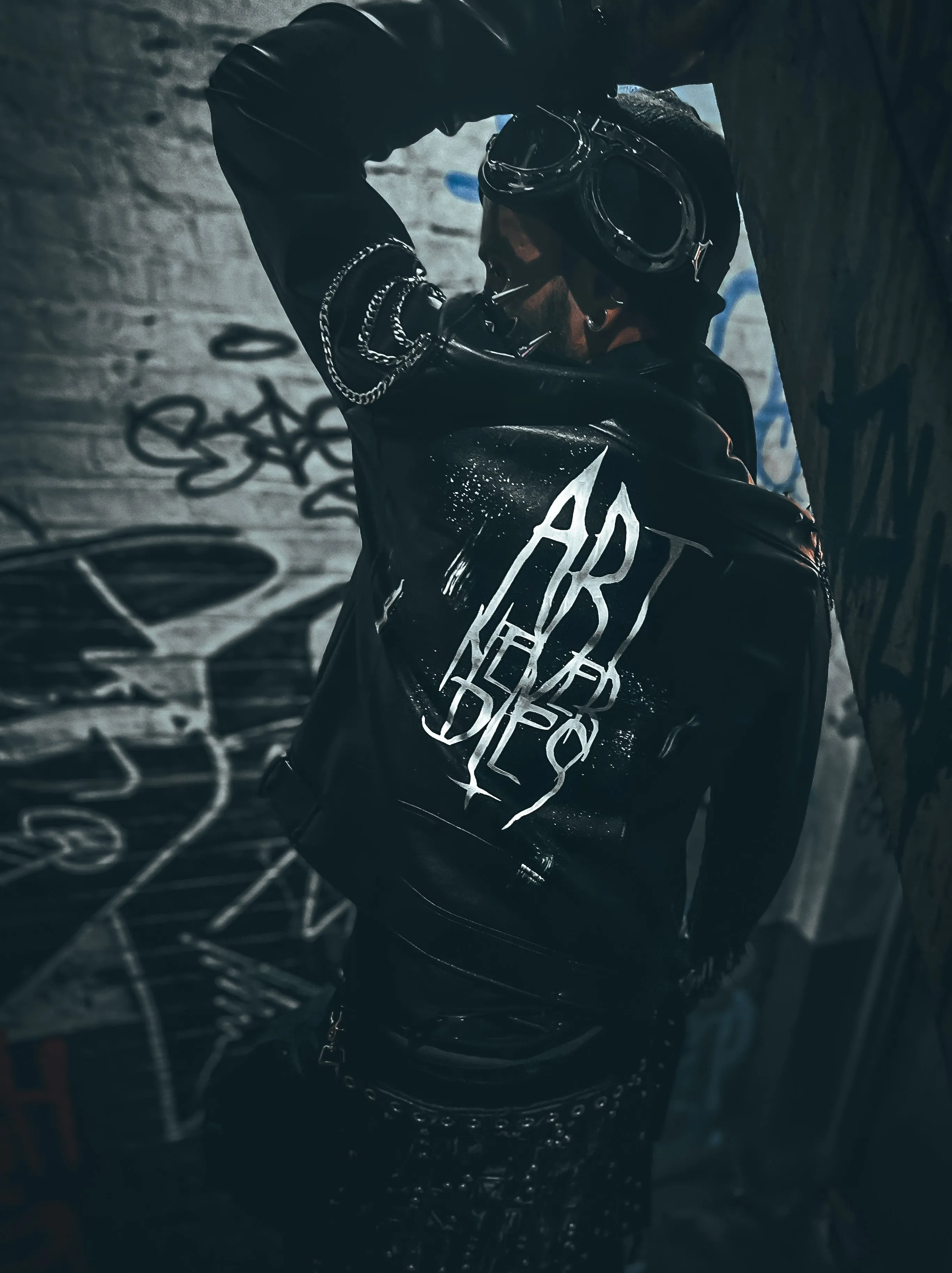 Art Never Dies Hand Painted Leather Jacket (Men’s & Women’s)