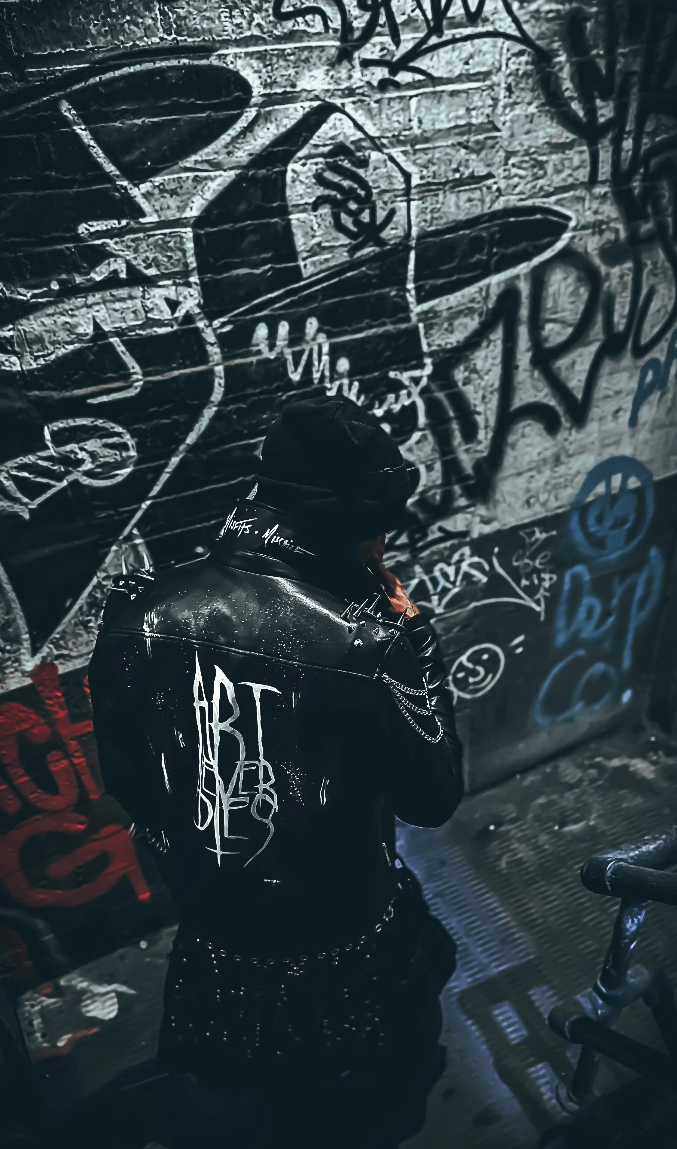Art Never Dies Hand Painted Leather Jacket (Men’s & Women’s)