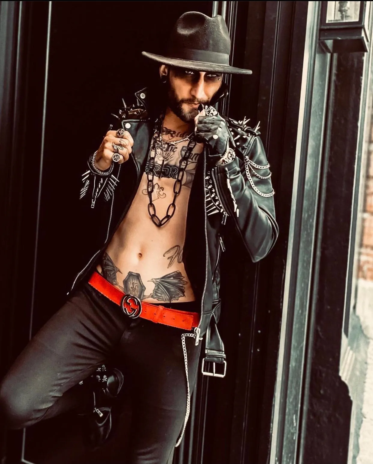 Art Never Dies Hand Painted Leather Jacket (Men’s & Women’s)