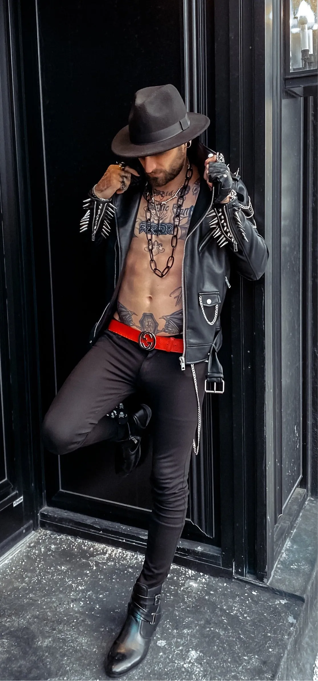 Art Never Dies Hand Painted Leather Jacket (Men’s & Women’s)