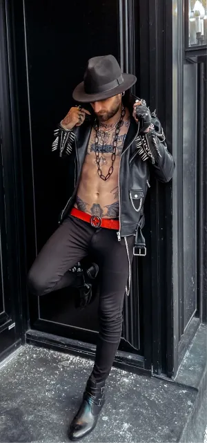 Art Never Dies Hand Painted Leather Jacket (Men’s & Women’s)