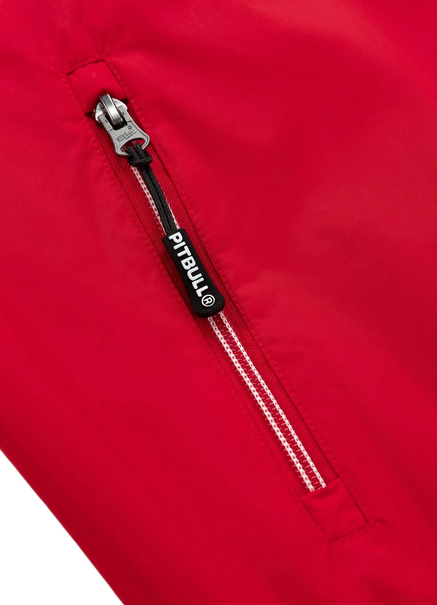 Athletic Logo Hooded Jacket - Red