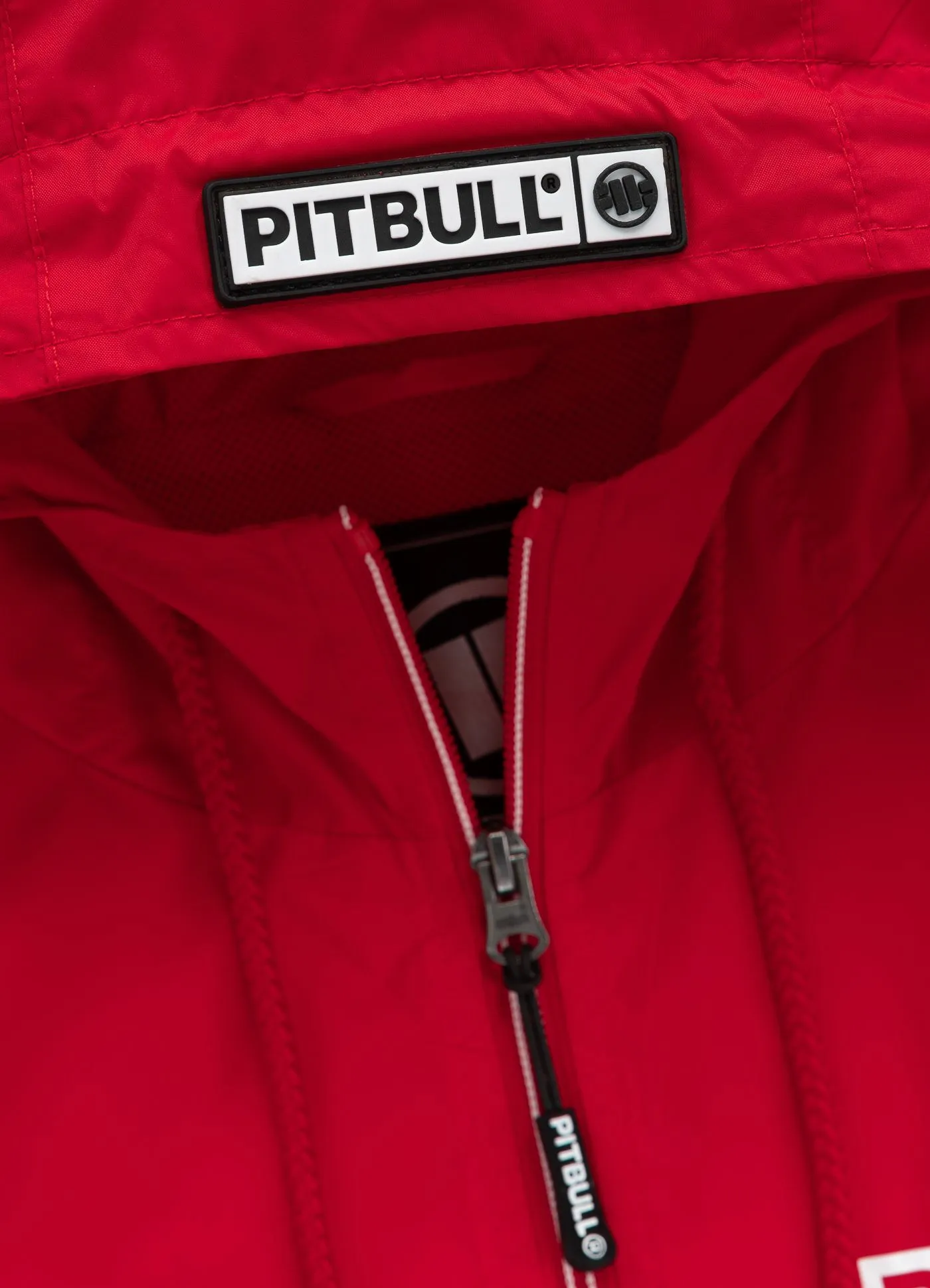 Athletic Logo Hooded Jacket - Red