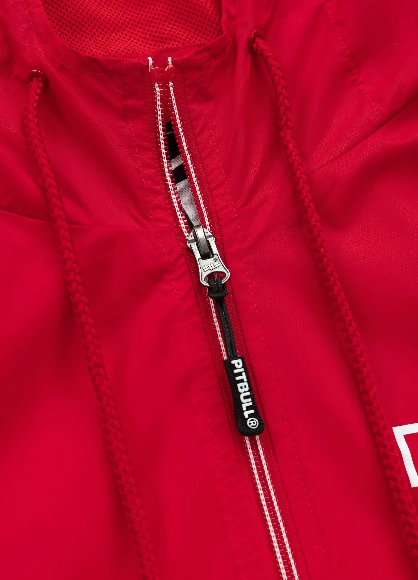 Athletic Logo Hooded Jacket - Red