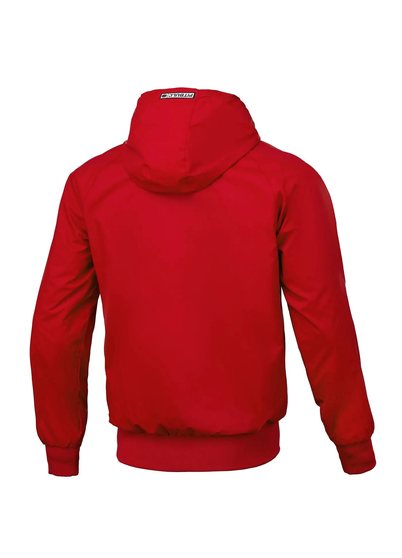 Athletic Logo Hooded Jacket - Red