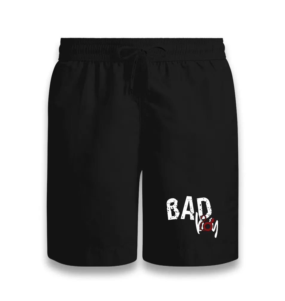 Bad Boy-Sign Black Shorts