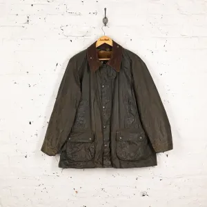 Barbour Bedale Wax Jacket with Pile Lining - Green - L