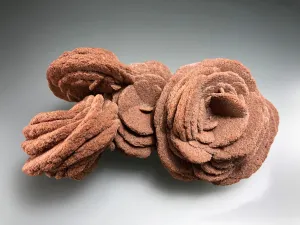 Barite (Rose), Norman, Oklahoma, Dr. David London Collection, Small Cabinet, 5.0 cm x 6.5 cm x 12.0 cm, $250.  Online Oct. 13.