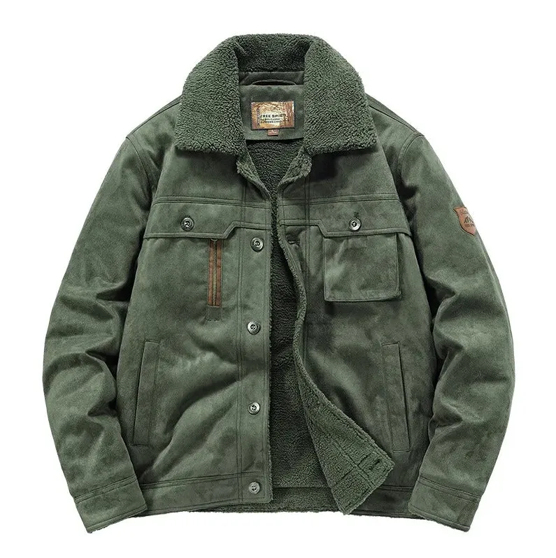 Barun - casual jacket with velvet lining