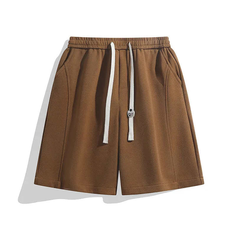 Basic drawstring shorts-D690 | Inspanda