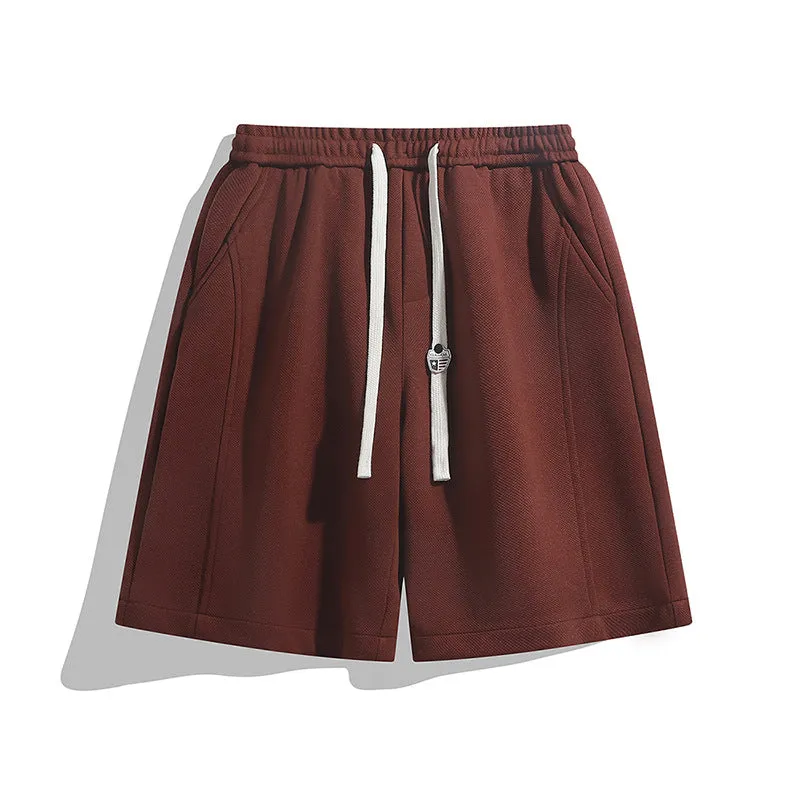 Basic drawstring shorts-D690 | Inspanda