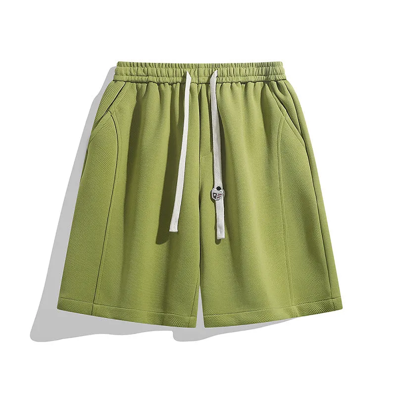 Basic drawstring shorts-D690 | Inspanda