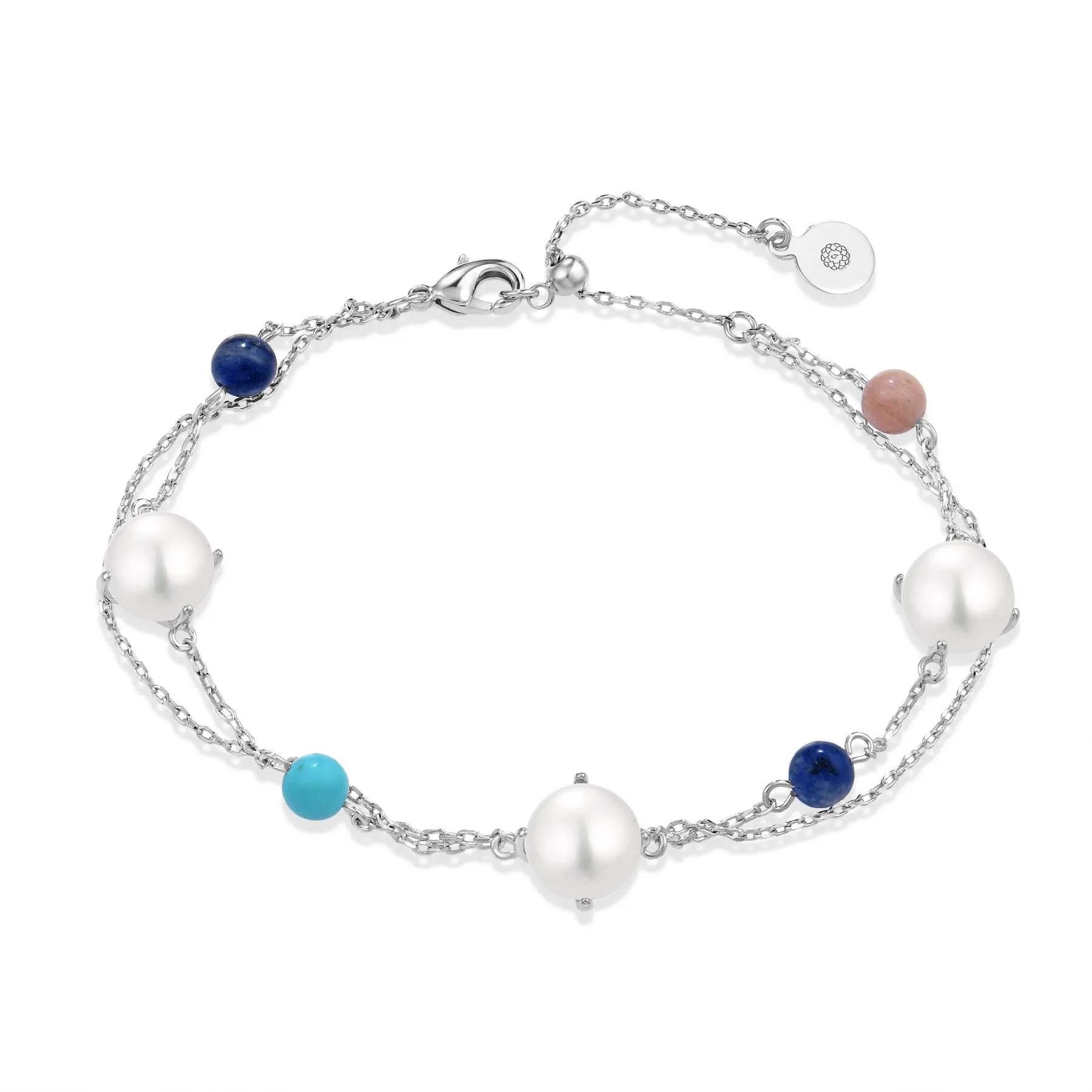 BEADBRITE PEARL LAYERED BRACELET