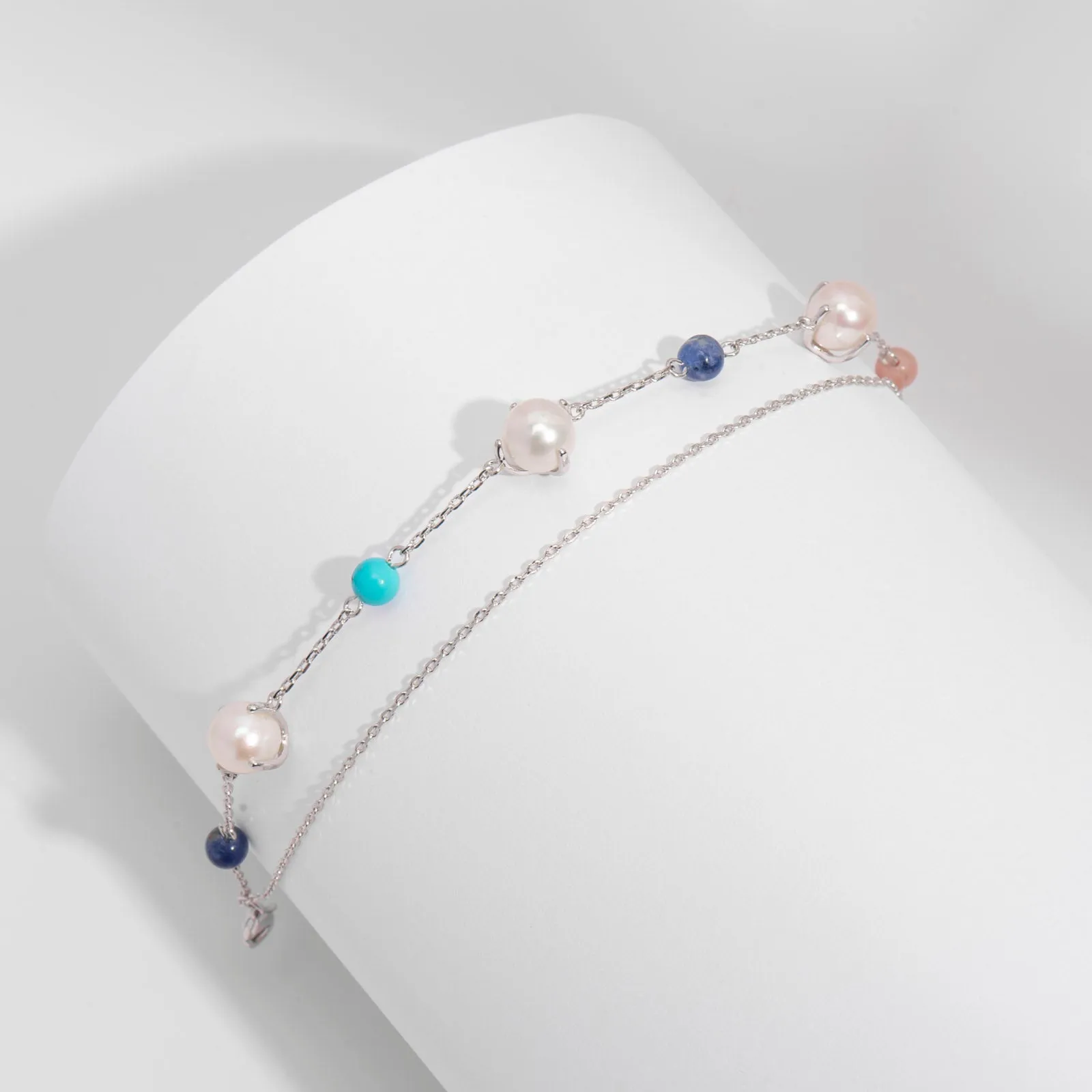 BEADBRITE PEARL LAYERED BRACELET