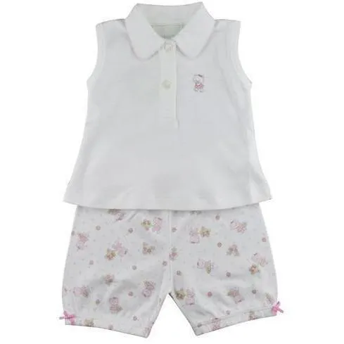 Bear and Strawberry Polo and Shorts