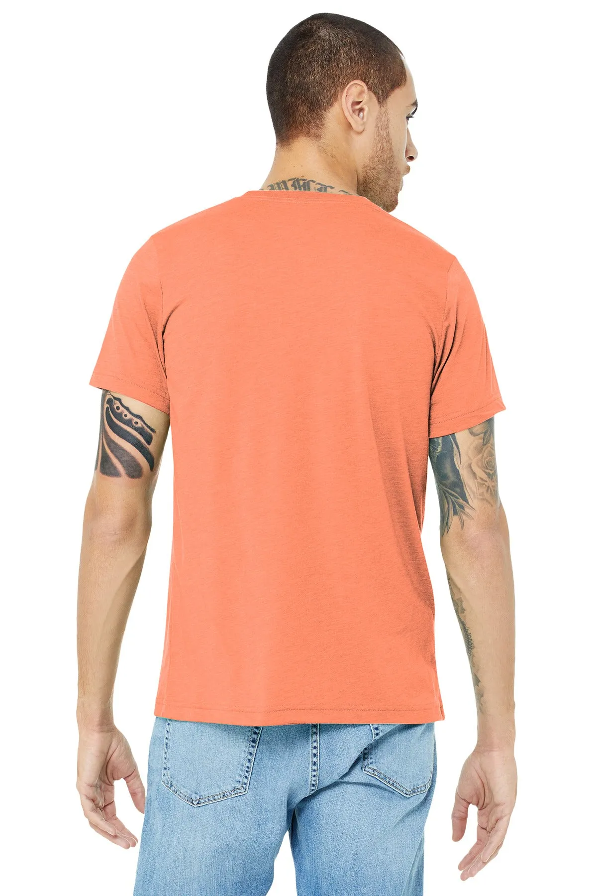 BELLA CANVAS  Unisex Triblend Short Sleeve Tee. BC3413 Orange Triblend