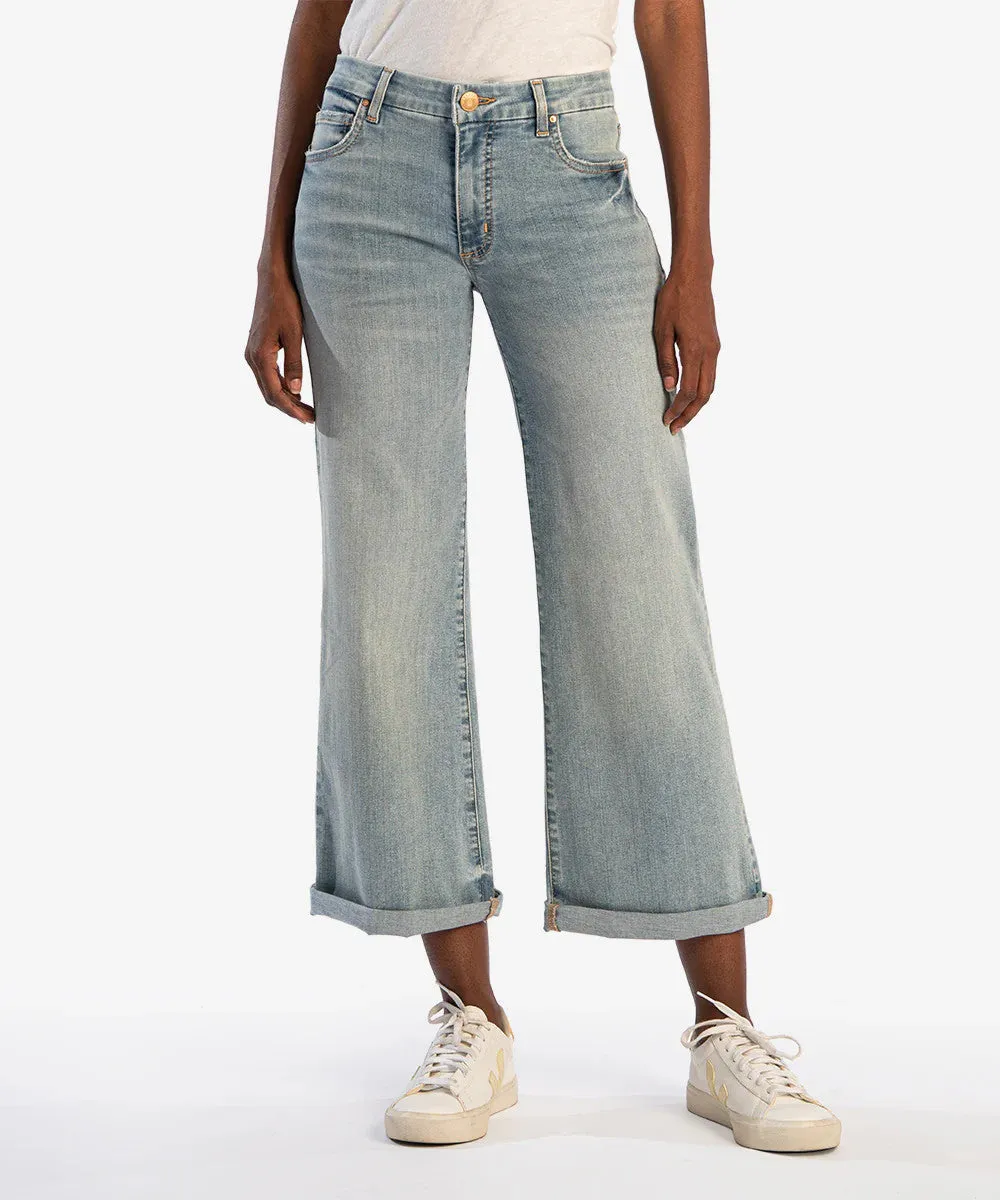 Bella Mid Rise Wide Leg
